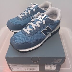 New Balance Kids 515 Lace Up Athletic Sneaker Shoes Blue New in Box Sz 1